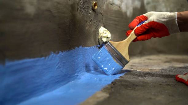 Commercial Waterproofing project at a Whitewater, WI business property by SJ Waterproofing Pros